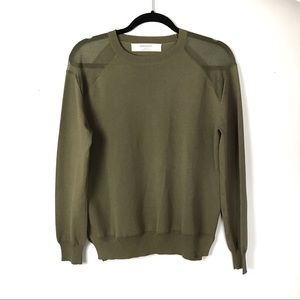 Zara Knits Green Knit Sweater